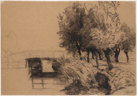 DD 010a
<br/>
Landschap met vaart en brug
<br/>
<em>Gabriel, Paul Joseph Constantin (1828-1903)</em>